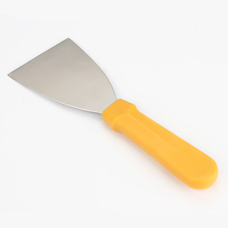 in stock Yellow Handle Chocolate Shovel Pizza Shovel Knife Household Kitchen Tools Multifunctional Cake Baking Utensils