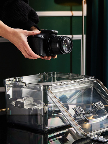 K9HX wholesale sealed box thickened waterproof storage box SLR camera moisture-proof box household tea transparent storage