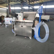 肉牛粪污粪便压榨脱水机不锈钢斜筛固液分离机畜禽粪便处理机