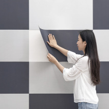 仿瓷砖墙贴防水防潮墙纸自粘厕所翻新墙板装饰自装浴室铝 塑板