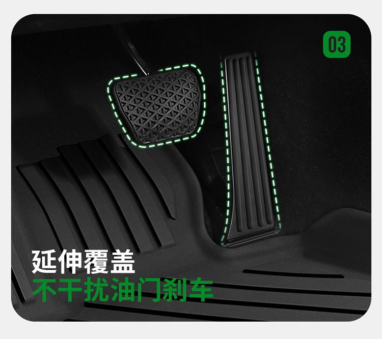 Suitable for Audi Tpe Car Floor Mats A6La4Lq5La3A5La7L Two- and Three-Box Models Q3Q6Lq5Q7Q8 Car Floor Mats E