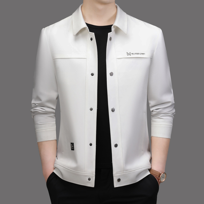 2025 Popular Men's Spring and Autumn Jackets, Handsome Casual High-End Lapel Jackets, New Slim Youth Suits, Versatile