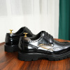 Casual footwear for leather shoes English style, classic suit, genuine leather