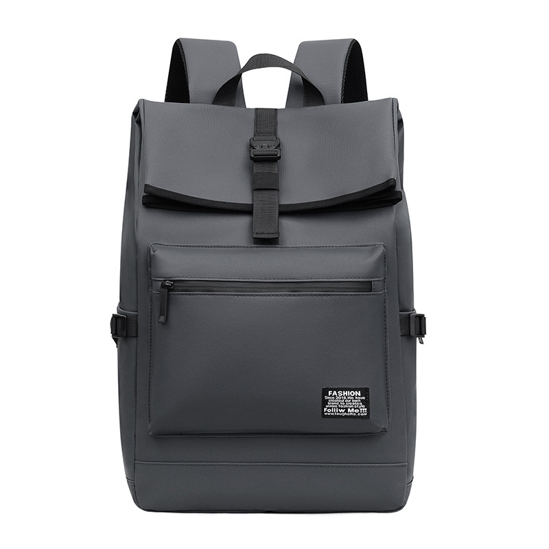 Mochila de moda de tela Oxford unisex casual mochila de viaje y computadora con impresión de logotipo