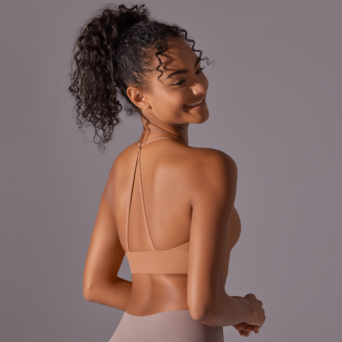 140g Weight Sleeveless Sleeve Length Nylon Fabric Type Short Top Length Halter Crisscross Tank Tops Type Fitness, Yoga, Sports Occasion Halter Neck Neckline Solid Color Pattern Sports Style Sports Solid Color Nylon Halter Neck Active Tops Halter Crisscross Tank 69