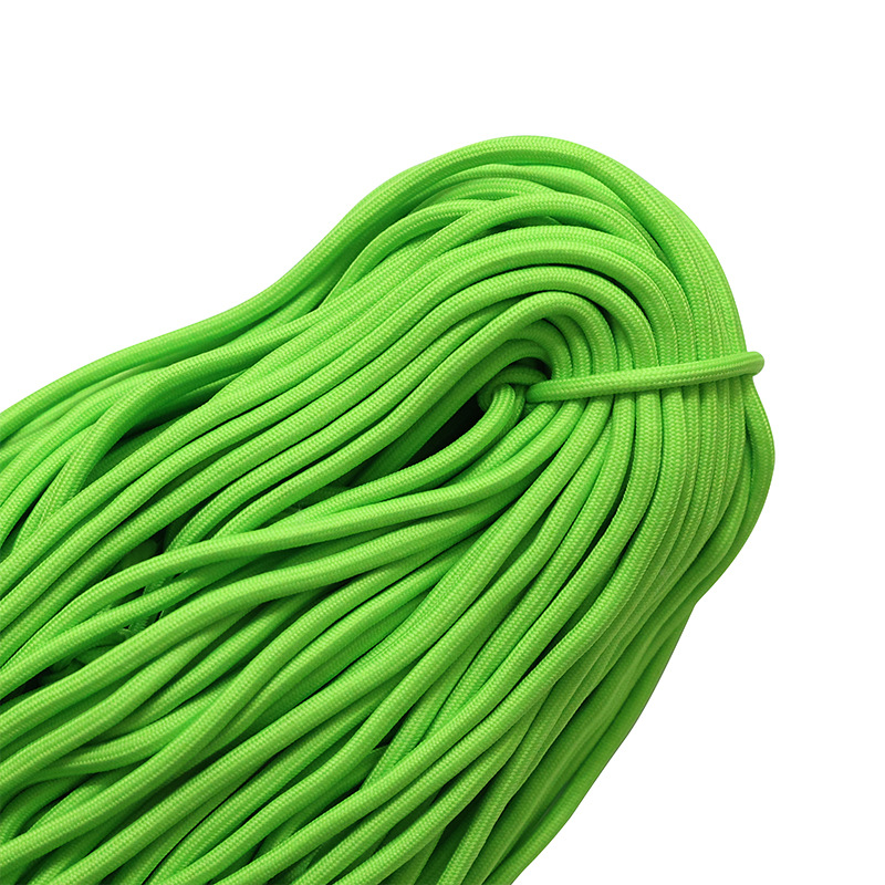 Cuerdas de poliéster coloridas de 5 mm cuerdas redondas cuerdas de agrupación resistentes al desgaste DIY cuerdas tejidas a mano colgante de llaver creativo