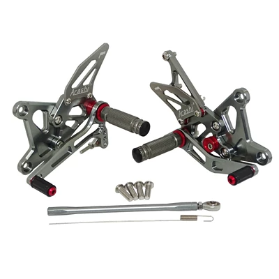 Motorcycle pedals ZX6R 05-06 modified motorcycle - titanium-color