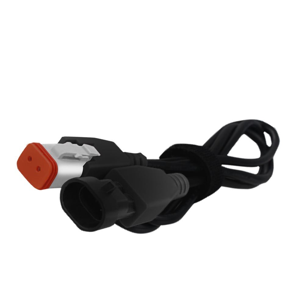 淮柴 AMP-2P公头对AMP-2P母头汽车插座J6尿素泵 尿素泵线束插头