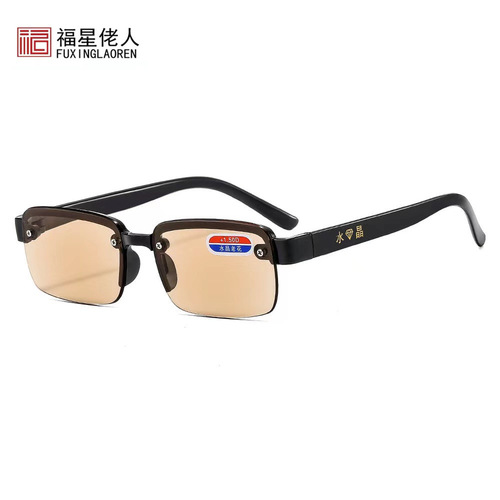 High-definition blue light blocking reading glasses, ultra-light and comfortable, unisex vintage crystal reading glasses, wholesale