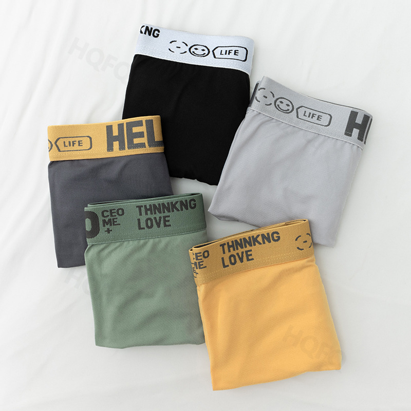 HELLO cinturón de hombre pantalones interiores de cintura media antibacterianos respirables y cómodos para la piel fabricantes de pantalones planos para hombres al por mayor