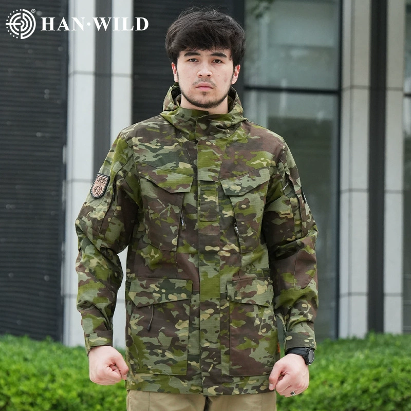 涵野 Travel autumn jacket, windproof tactics trench coat
