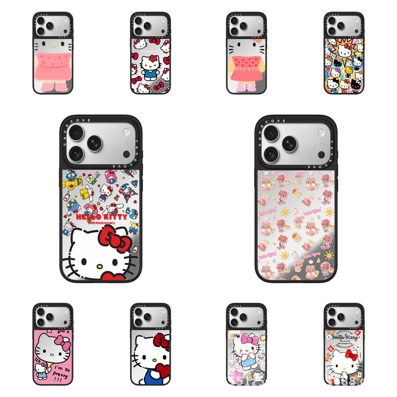 Magnetic Leopard Print Surfing Kitty Cat Case Suitable for Apple 17Promax Iphone16Promax15Pro