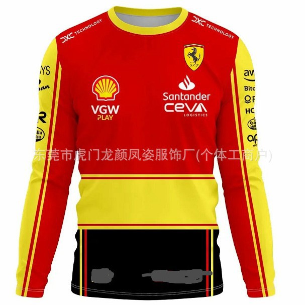 Off-Road Racing Clothing, European and American Sizes, Versatile and Popular Long-Sleeved T-Shirt Top, Sports Quick-Drying, 150g Heavy, Breathable Off-Road Racing Clothing, European and American Sizes, Versatile and Popular Long-Sleeved T-Shirt Top, Sports Quick-Drying, 150g Heavy, Breathable