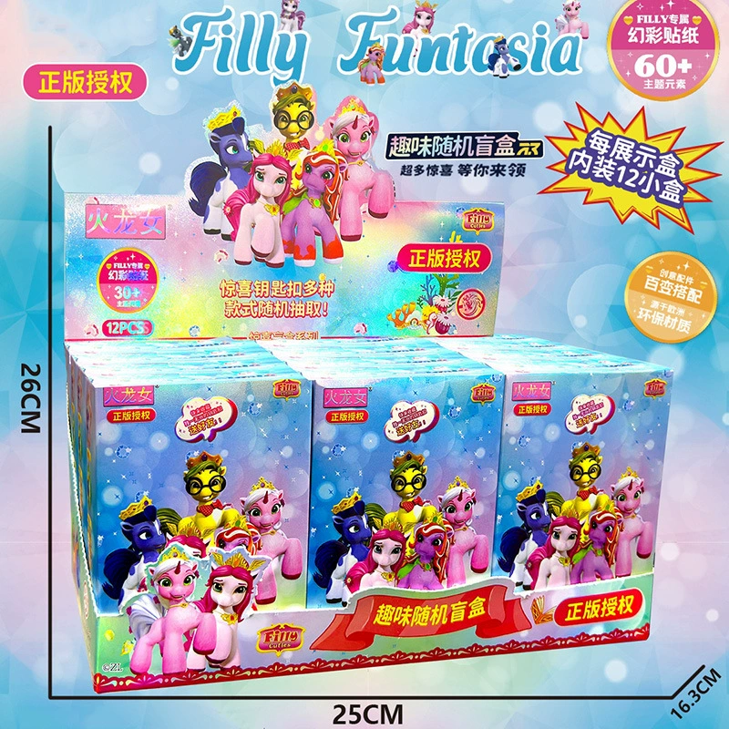 Pony, cards, school flash card, toy