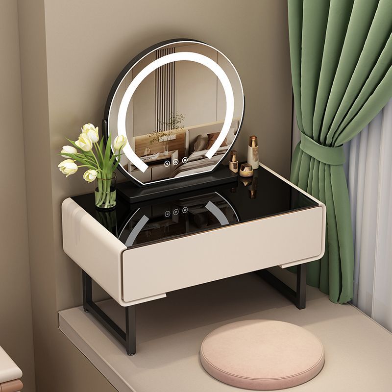 40 와이드 데스크탑-(사각형 3C 강화유리-FF 화이트