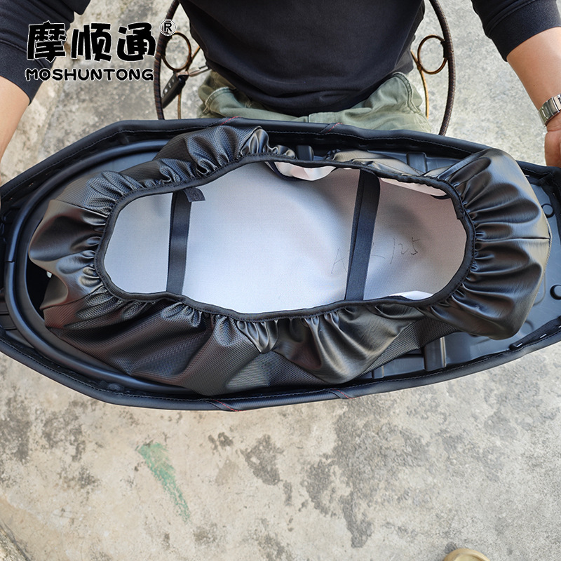 For Haojue AFR125 Motorcycle Sunscreen Waterproof Cushion Cover HJ125T-27 Thickened Leather Heat Insulation Seat Cover