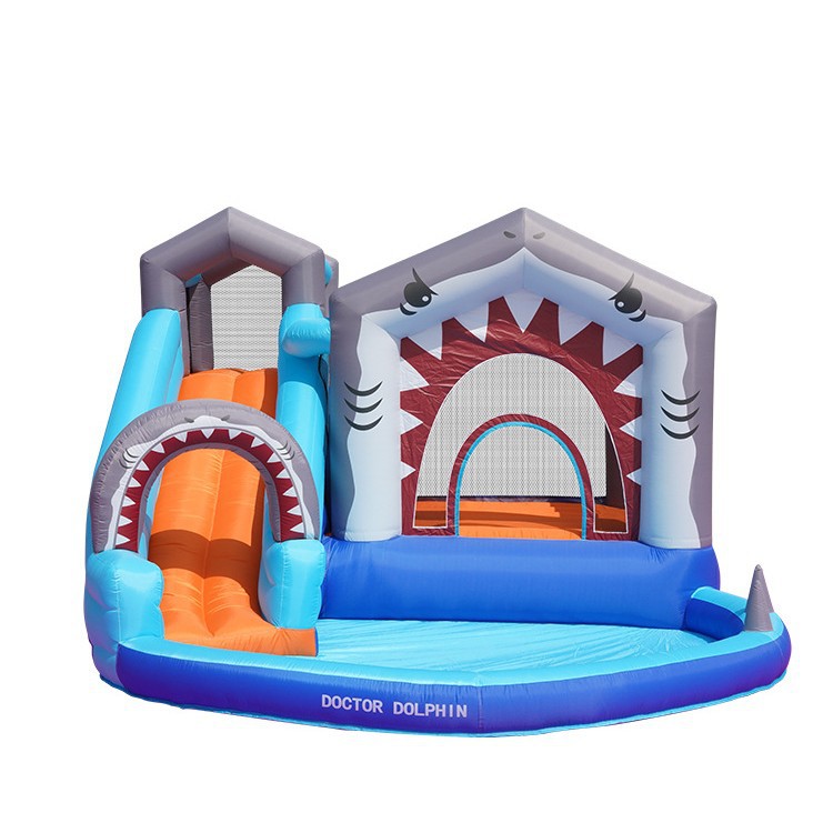 Doctor Pig| Castillo infláble para niños pequeño parque infantil interior infláble slide al aire libre pequeño salto cama
