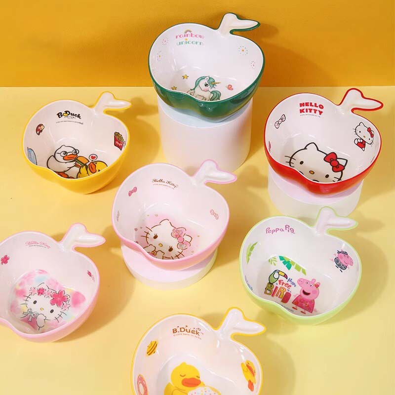 Cartoon Baby Bowl, Kidsren's Bowl, Melamine Tableware, Special Bowl for Home Eating, Cartoon Baby Food Bowl, Kidsren's Tableware