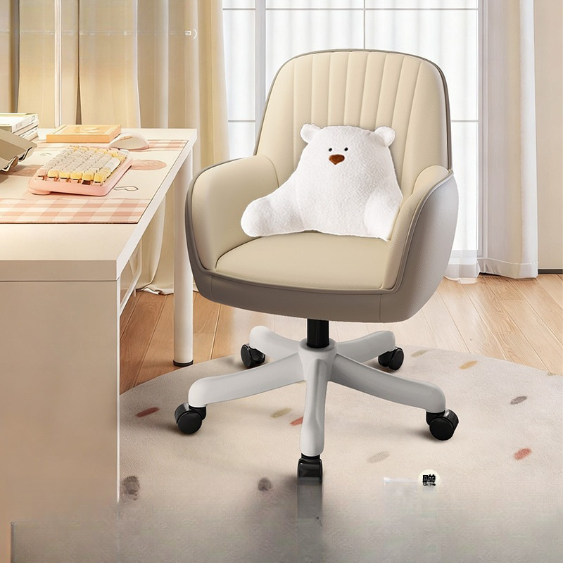 Computer chair, home office chair, makeup chair for girls' bedrooms, dormitory chair, desk chair, backrest chair, stainless steel Computer chair, home office chair, makeup chair for girls' bedrooms, dormitory chair, desk chair, backrest chair, stainless steel