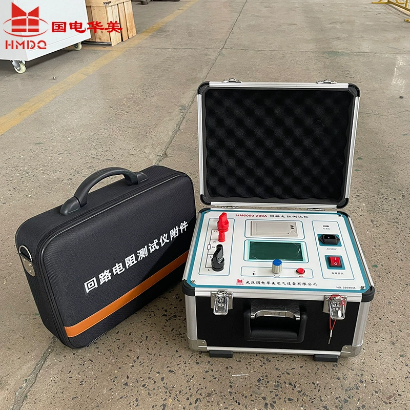 Тестер сопротивления контура 200A, тестер микросопротивления Ухань, тестер контактного сопротивления производитель