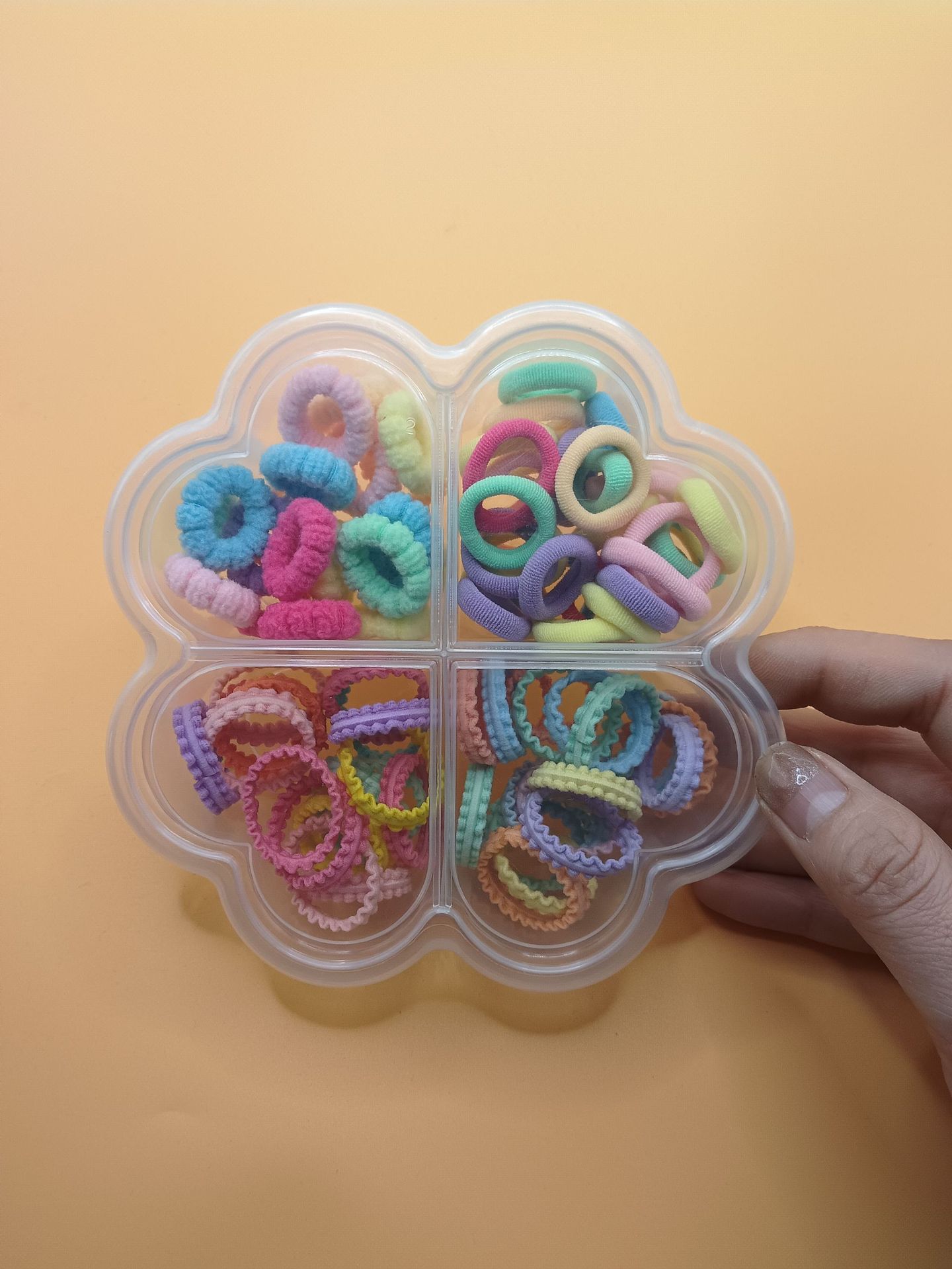 Venta directa de fábrica estilo explosivo anillo de toalla de color dulce princesa atar el cabello banda de goma alta elástico cuerda para el cabello accesorios para el cabello