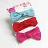 Children's headband, hairgrip with bow, elastic set, 3 piece set