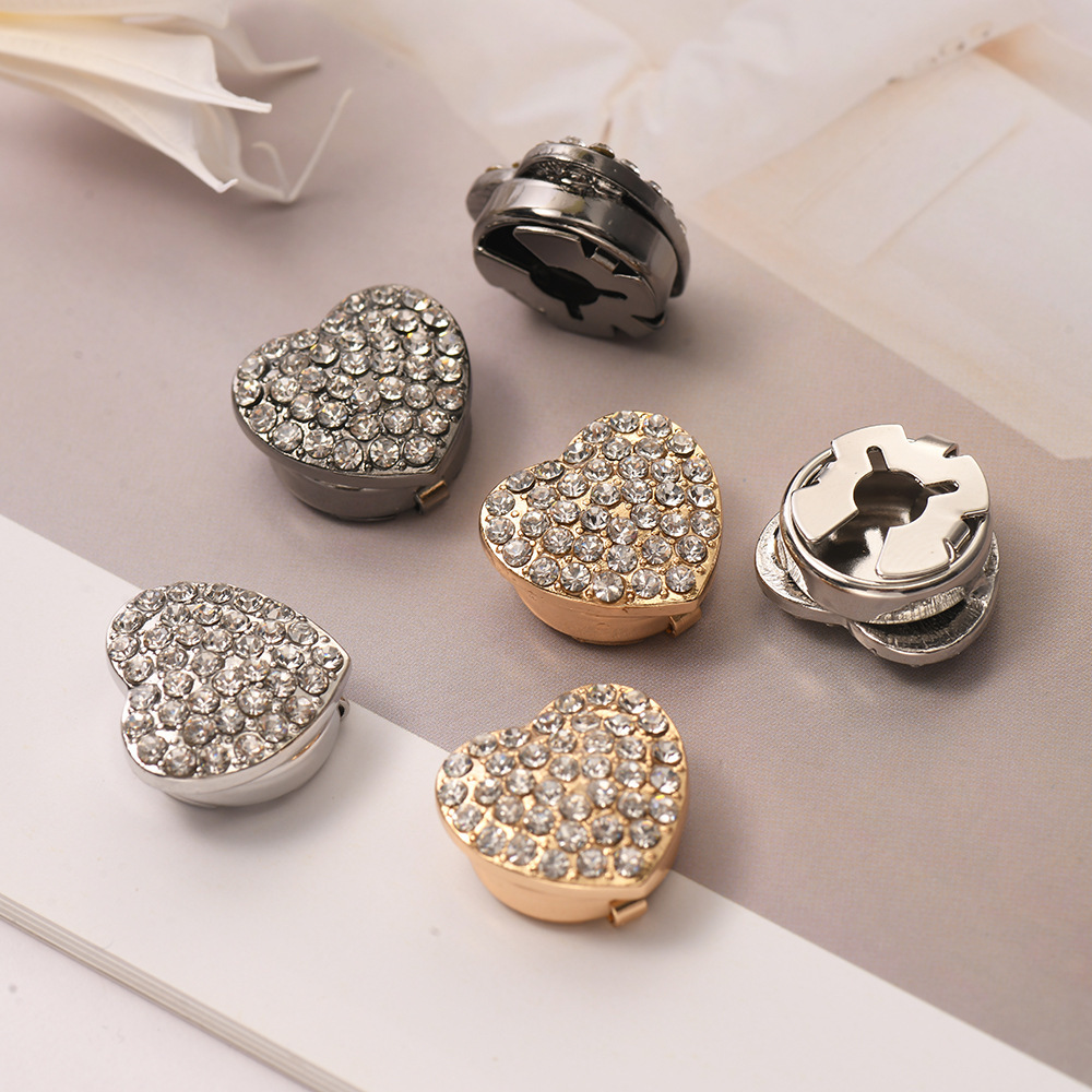 1 Piece Quantity 1 Piece Elegant Korean Style Heart Shape Alloy Inlaid Pearls Artificial Pearls Women's Cufflinks