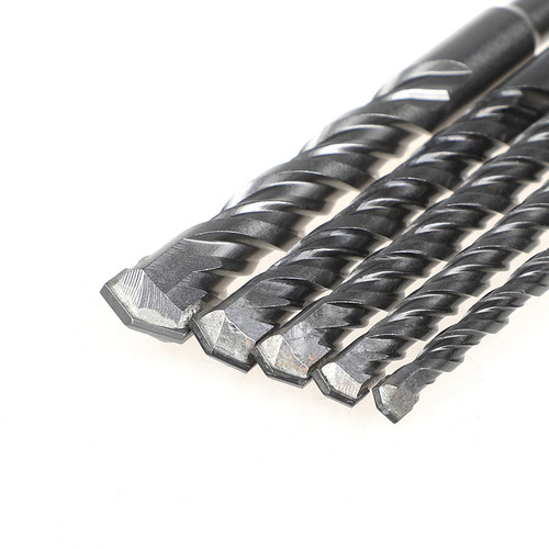 Round handle electric hammer drill bit SDS PLUS carbide impact drill bit concrete steel bar wall drilling drill