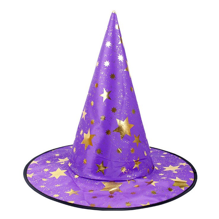 Cross-border COS maquillaje sombrero de baile suministros de Halloween bar decoración vestido sombrero de bruja sombrero mágico de Halloween