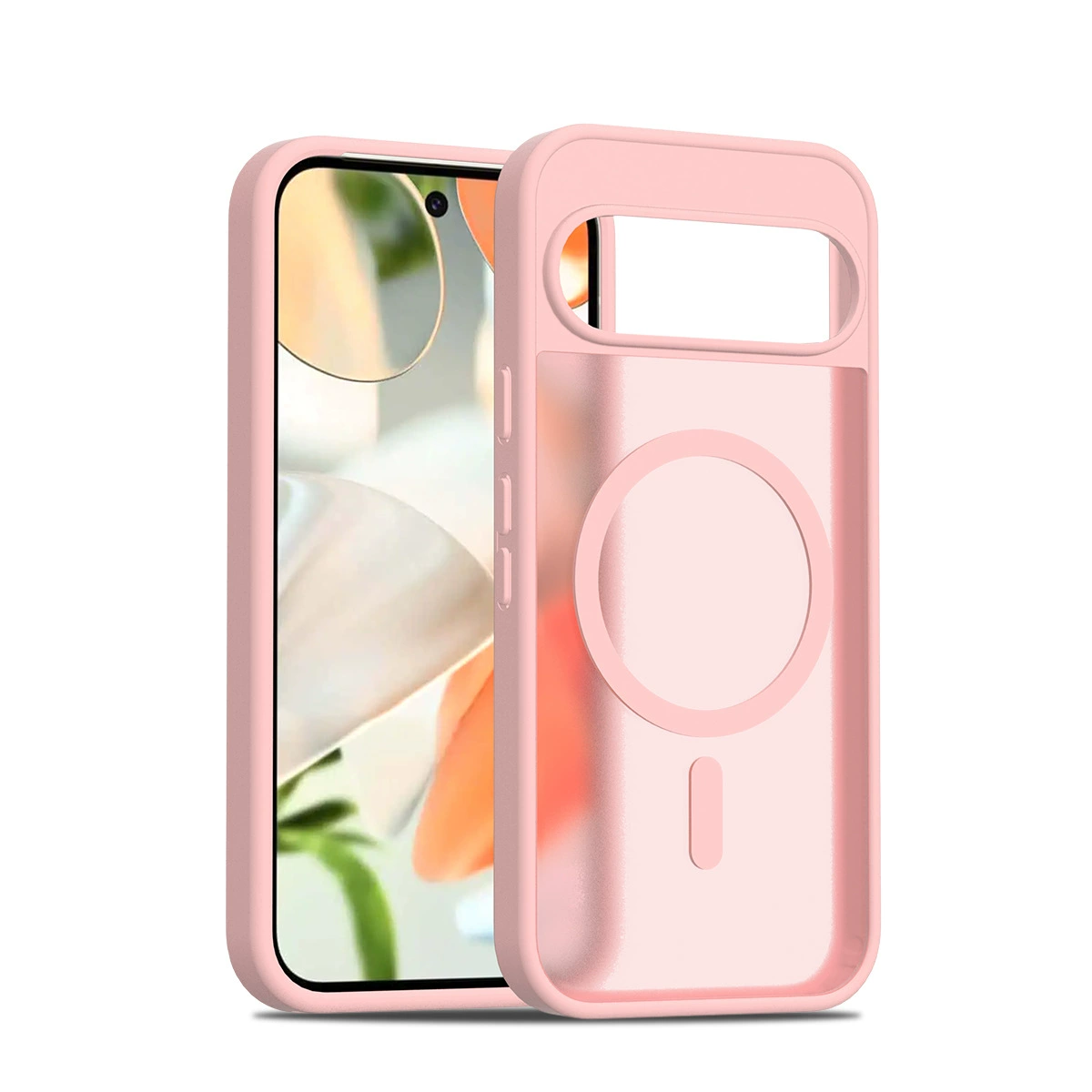 Подходит для Google Pixel10Pro серебряная защита магнитный snap-чехол Pixel9 ощущение кожи Pixel9A защита от падения