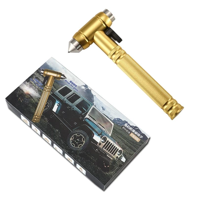 Qəza çəkici tungsten steel hammer tip car - gold