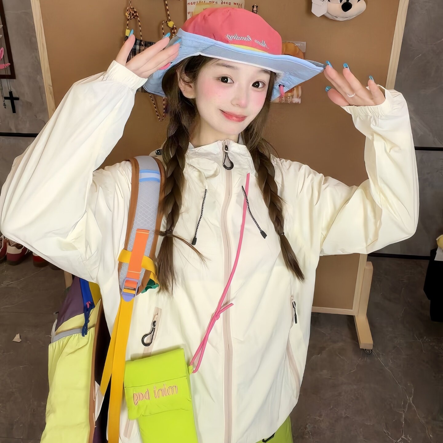 凉感防晒衣外套女2026新款小个子防紫外线夏季户外原纱速干皮肤衣