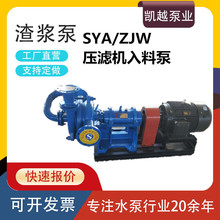 厂家直供压SYA滤机专用入料泵 ZJE煤泥输送泵型号齐全可加工定制