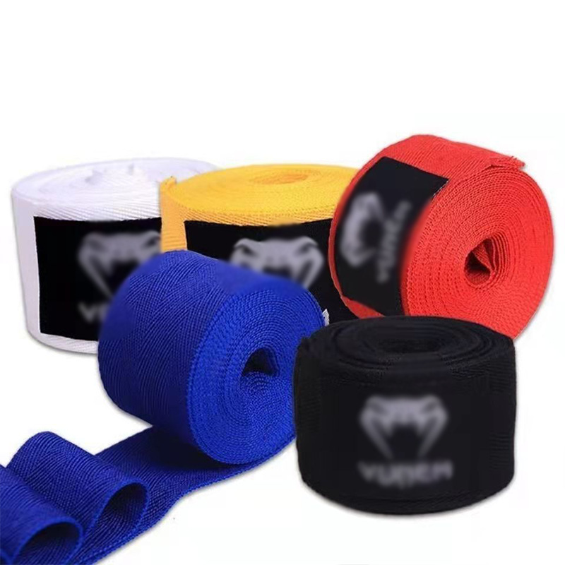 Boxing Bandage Cotton Elastic Tie Hand Strap Sanda Muay Thai Karate Sports Boxing Bandage Fitness Wrist Protection Hand Strap