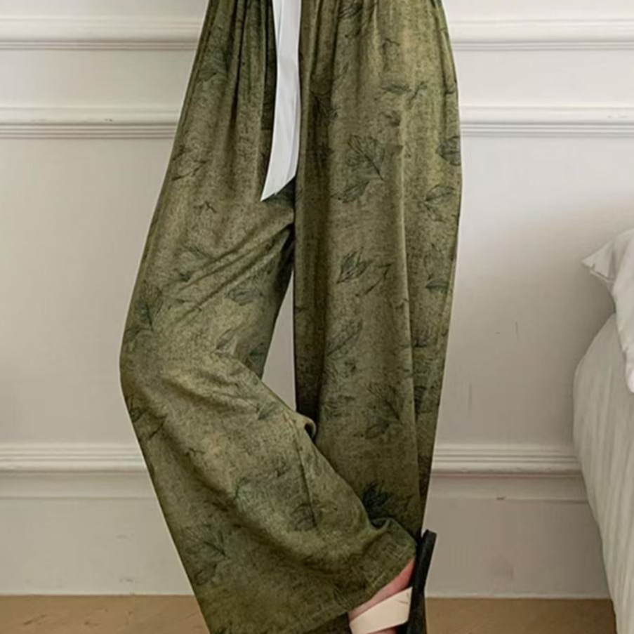 [5 días de preventa] [Pantalones de seda de algodón] Pantalones de pijama de seda de algodón para mujer