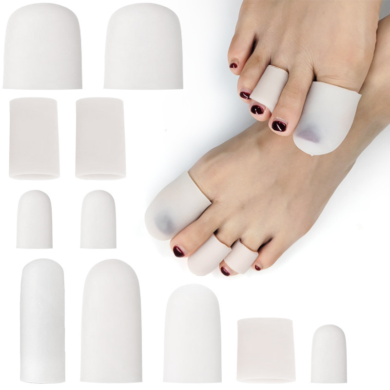 Silicone Toe Cover Thumb Care Cover Corns and Feet Cocoon Toe Protective Cover Big Toe Valgus Overlapping Toe Cover