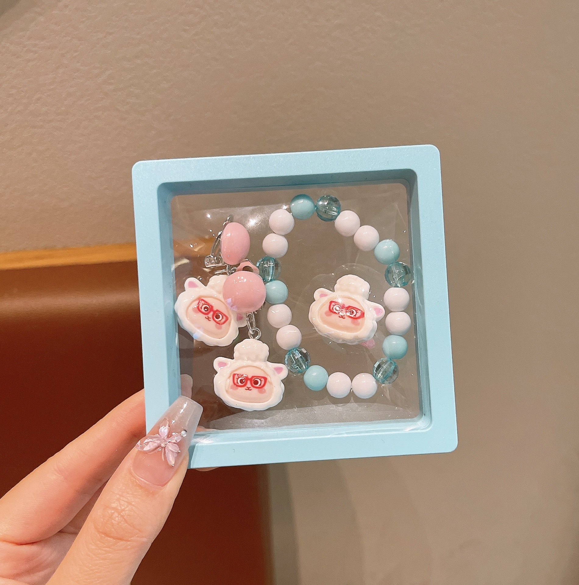Niña Sanrio collar pulsera caja de regalo princesa pulsera caja de joyas de cumpleaños para niñas 1 de junio Día de los niños