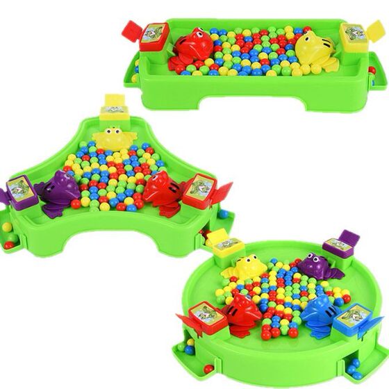 Tiktok Frog Eats Beads, Swallows Beads, Little Frog Eats Beans, Stress-Relief Casual Brain-Boosting Desktop Game, Parent-Child Gift Toy