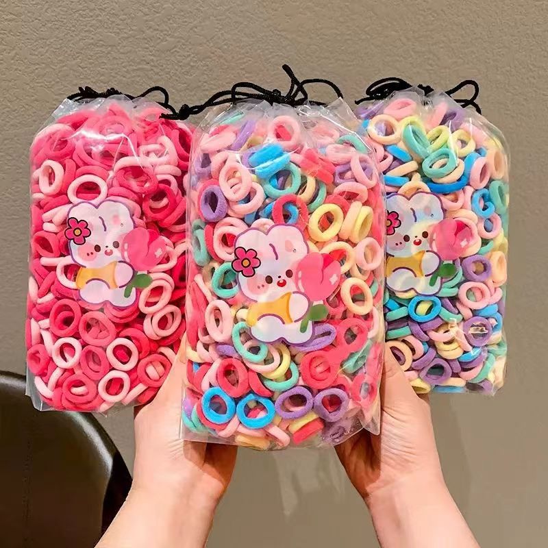 El anillo de toalla para niñas no lastima el cabello cuerda para el cabello banda de goma elástica bebé lazo para el cabello anillo de toalla accesorios para el cabello para niños