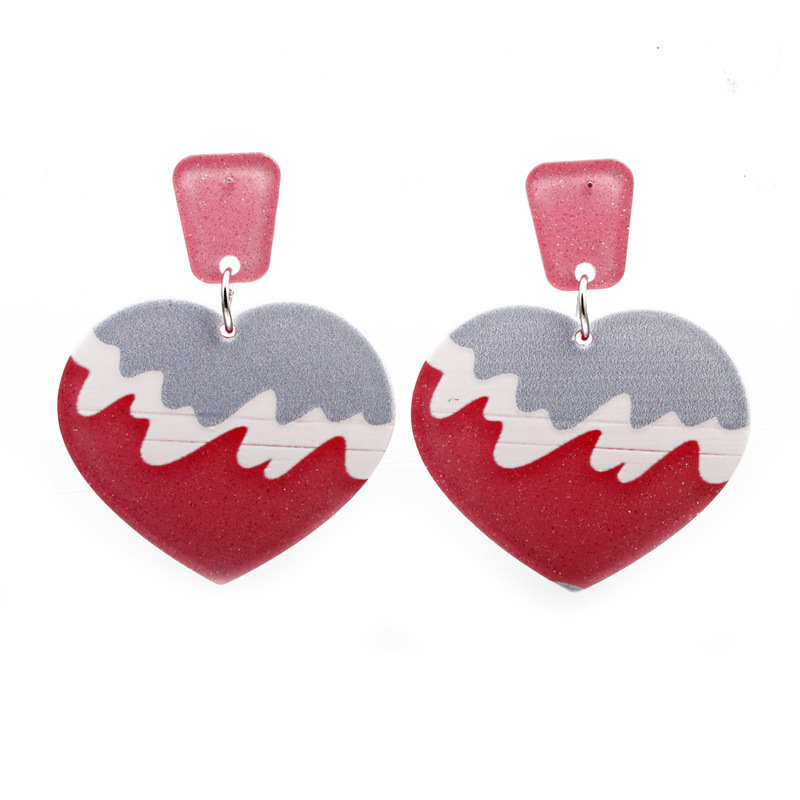 Estilo coreano verano acrílico pendientes encantadores pendientes de mujer europeos y americanos transfronterizos tridimensionales nube oscura nube pendientes