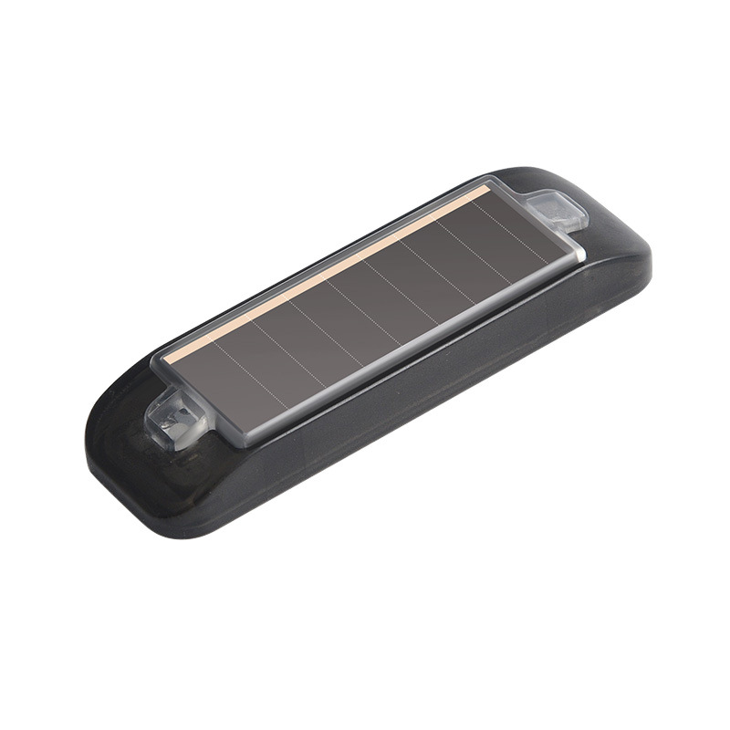 Luz de advertencia solar para automóviles anti-colisión trasera sin cableado luz de respiración de red media motocicleta LED luz destellante trasera image 6
