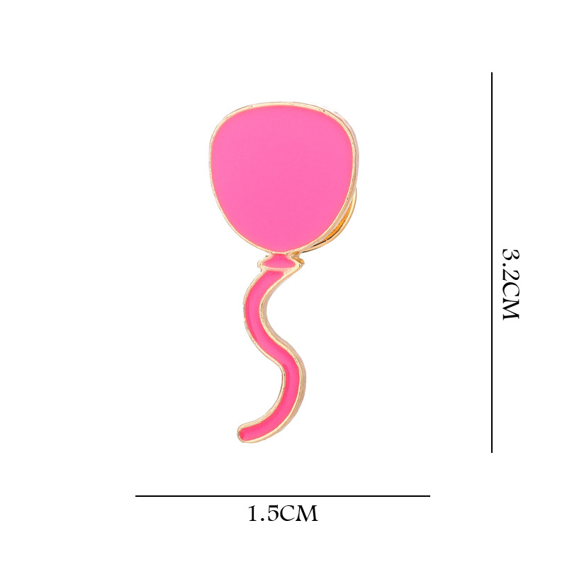 10g Weight Cute Pin Balloon Elephant Giraffe Zinc Alloy Enamel Unisex Brooches