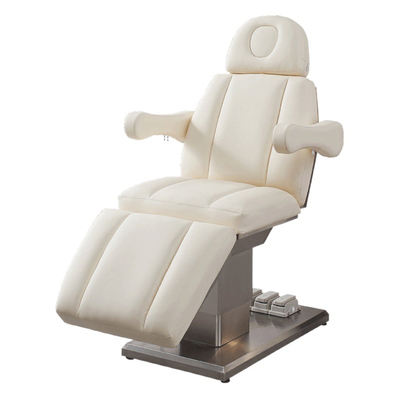 Cama de belleza eléctrica cama de operación cuerpo Función de bordado de tatuaje cama de elevación masaje plegable inyección fisioterapia salón de belleza
