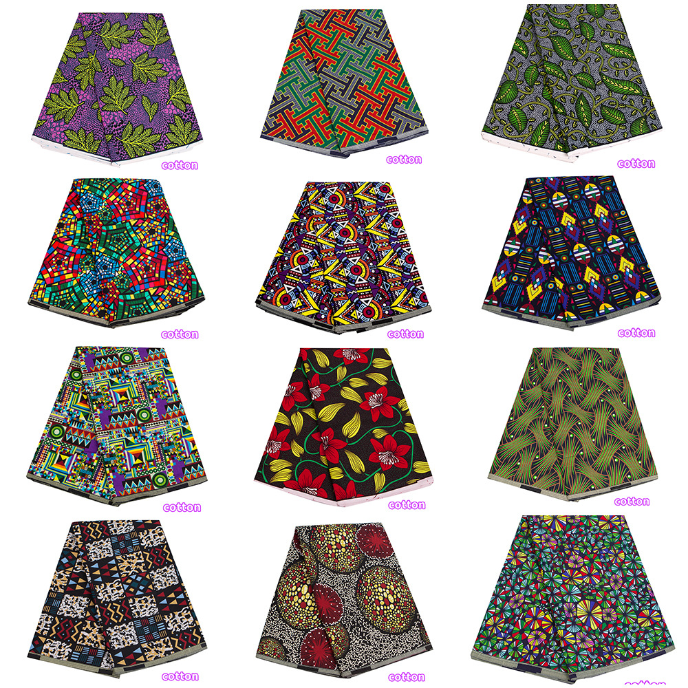 棉質雙面印花非洲蠟染布非洲民族服飾面料跨境電商貨源批發