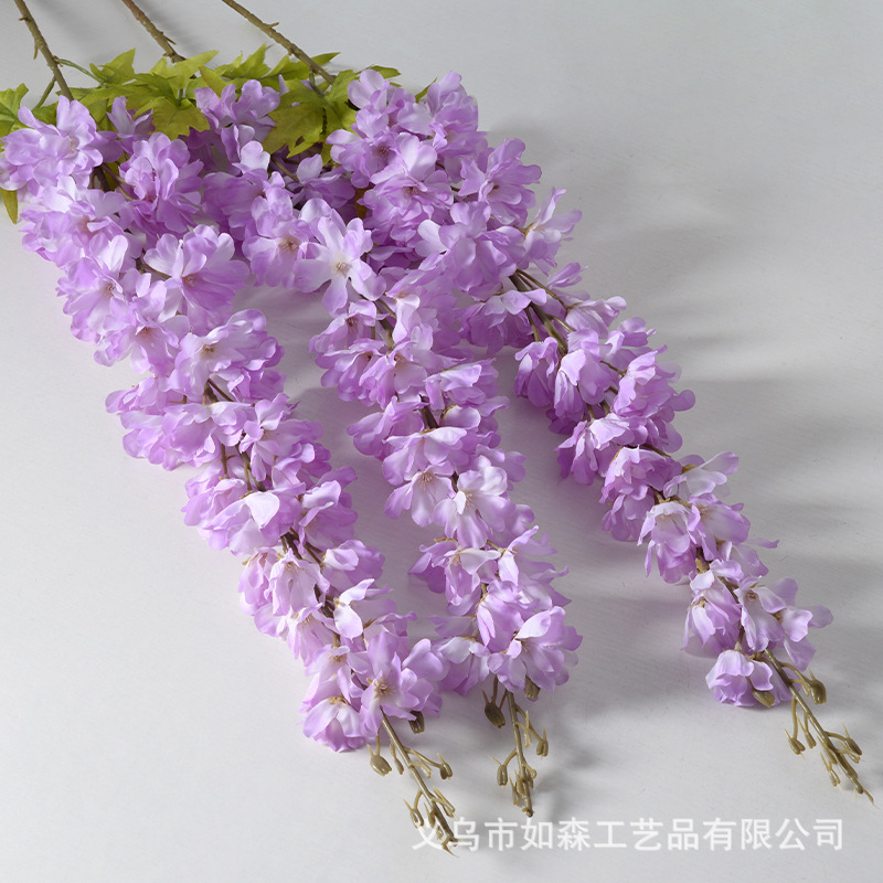 Simulated flower large delphinium wedding celebration road guide…