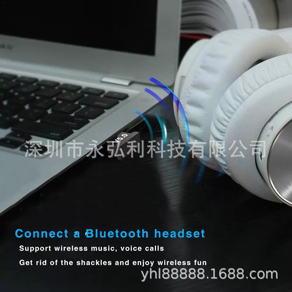 Bluetooth Adapter 5.0 Drive-free Desktop Computer External USB Wireless Bluetooth Audio Receiver Transmitter