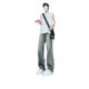 2024 Autumn Mid-Waist Straight Jeans Men's Autumn American Vintage Vibe Pants Tall Ladded Straight Pants