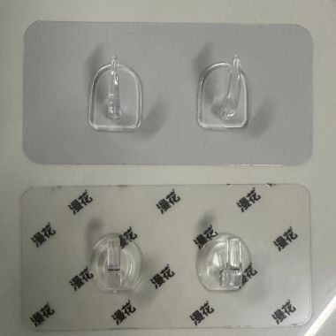 Gancho adhesivo transparente sin clavos que no deja marcas, resistente al agua, a prueba de humedad, gancho de pared adhesivo de alta carga