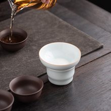 功夫茶漏茶滤茶叶过滤网分离茶隔泡茶陶瓷滤茶公道杯茶具配件