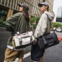 定制撞色新款男女健身包
